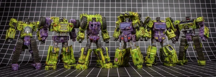 TW-C07G Constructor Weathered Green Version Set of 6 Figures
