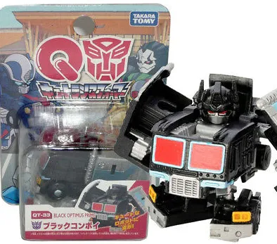 QT-33 Black Convoy | Q Transformers Figure by Takara Tomy | TFSource