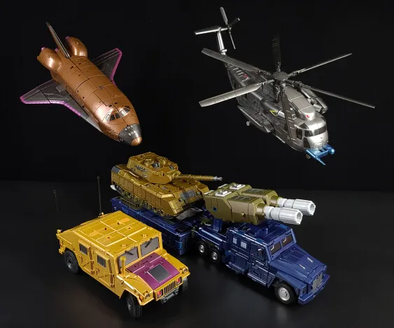 ZA-07 Bruticon Combiner Metallic Edition Set of 5 Figures | Zeta