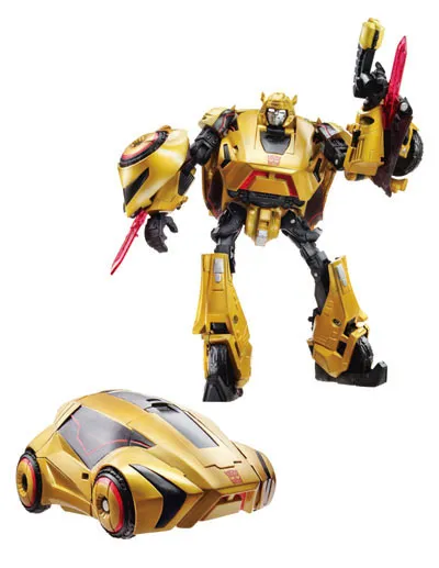 Deluxe Class Cybertron Bumblebee | Transformers Generations War