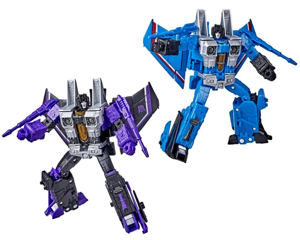 WFC-E29 Team: Seeker Elite Skywarp and Thundercracker Seeker Set of 2 Voyager Class | Transformers Generations War for Cybertron Earthrise Chapter