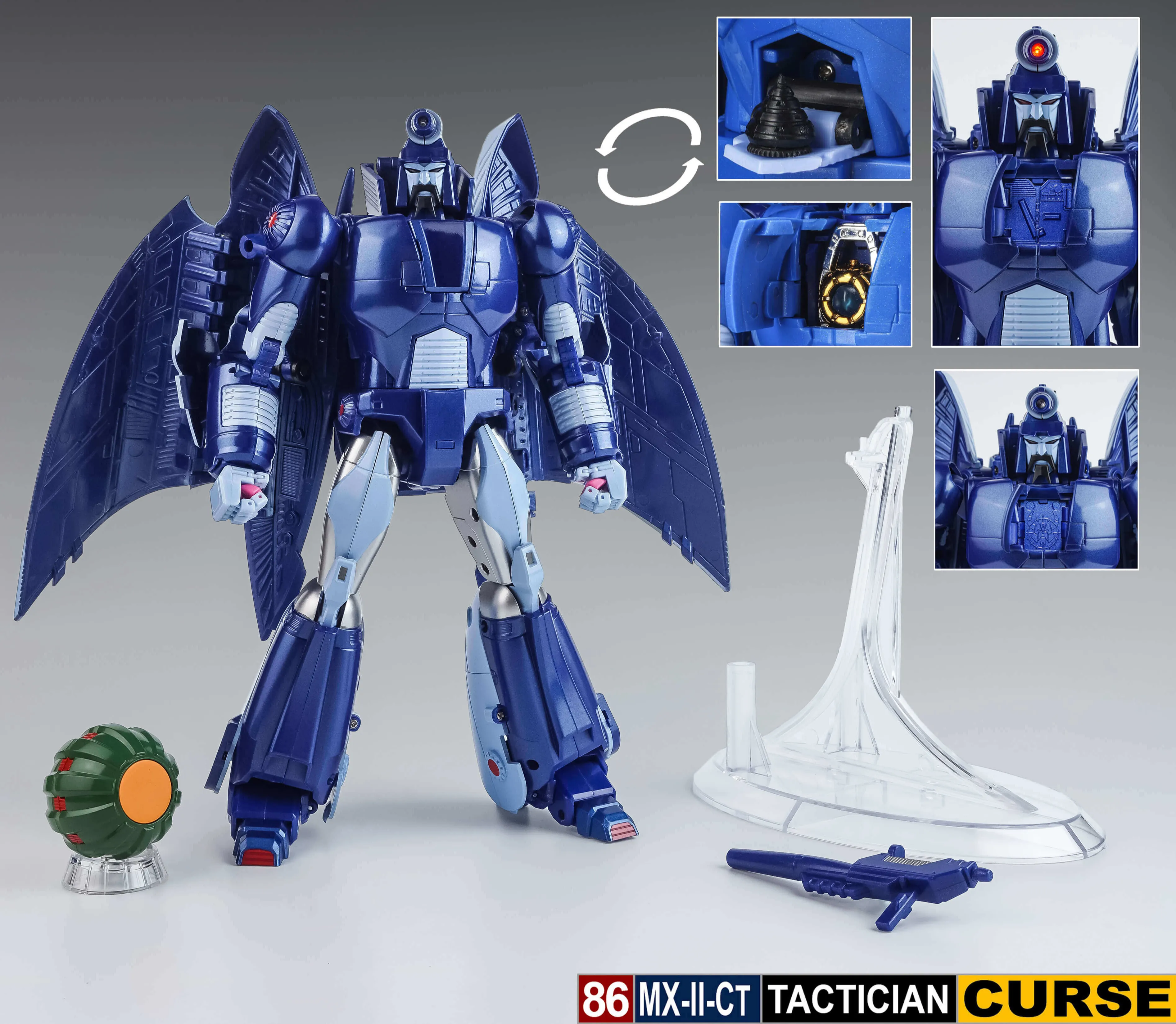 Xtransbots MUSE フィギュア 2個セット MX-2 Swarm Team Set of 3 Cartoon Version | XTransbots 3rd Party MP