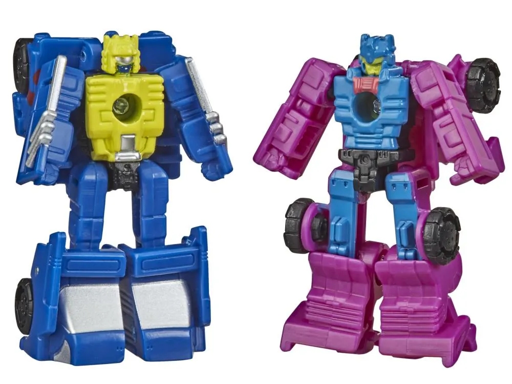 WFC-E15 Race Track Patrol 2-Pack Roller Force and Decepticon Ground Hog Micromaster Scale | Transformers Generations War for Cybertron Earthrise Chapter