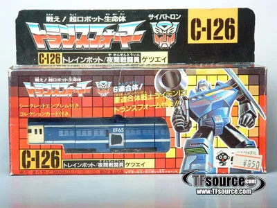 C-126 Getsui Trainbot Combiner | Vintage Japanese G1 Transformers