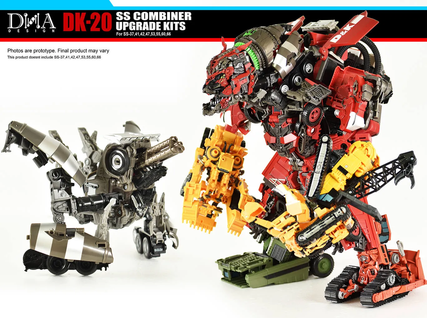 トランスフォーマー　スタジオシリーズ　デバステーター アップグレード用意済み DK-20 Upgrade Kit for Transformers Studio Series 69
