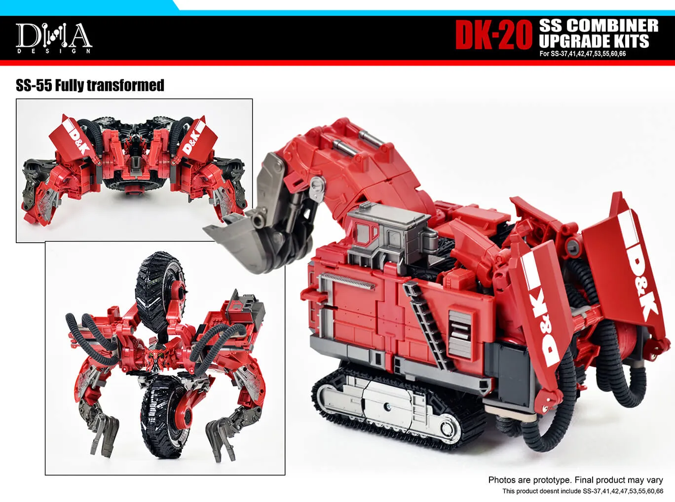 DK-20 Upgrade Kit for Transformers Studio Series 69