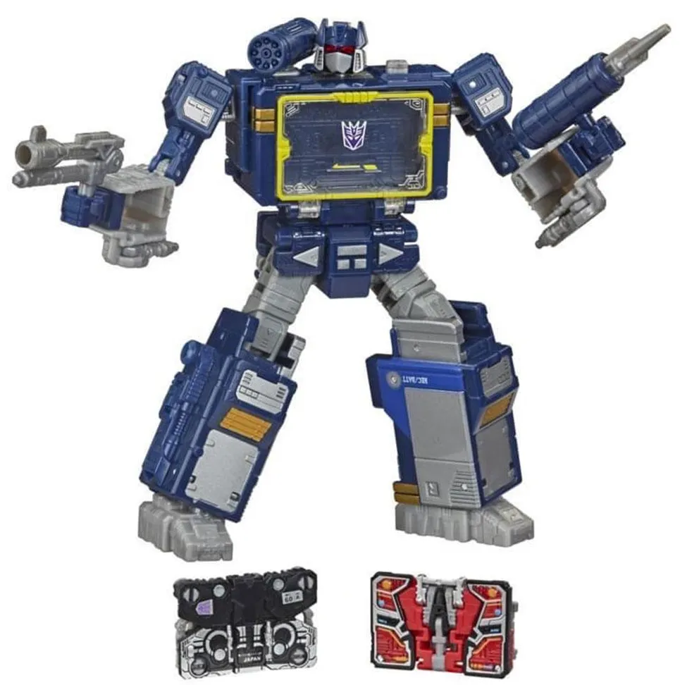 WFC-14 Decepticon Soundwave Battle 3-Pack Netflix Edition | Transformers Generations War for Cybertron Trilogy