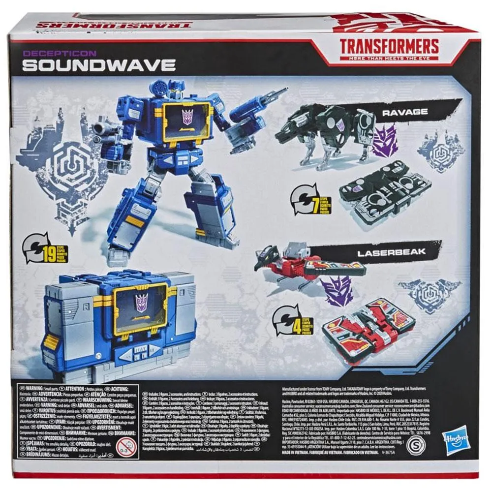 WFC-14 Decepticon Soundwave Battle 3-Pack | War for Cybertron