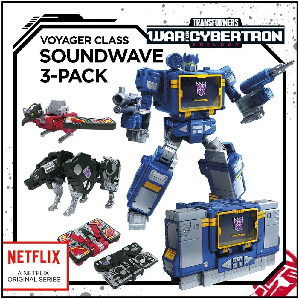 WFC-14 Decepticon Soundwave Battle 3-Pack | War for