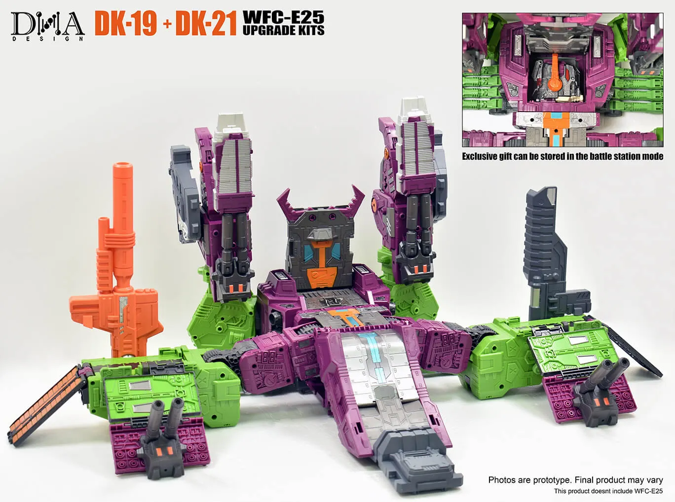 DK-19 Upgrade Kit for Transformers WFC: Earthrise WFC-E25 Titan