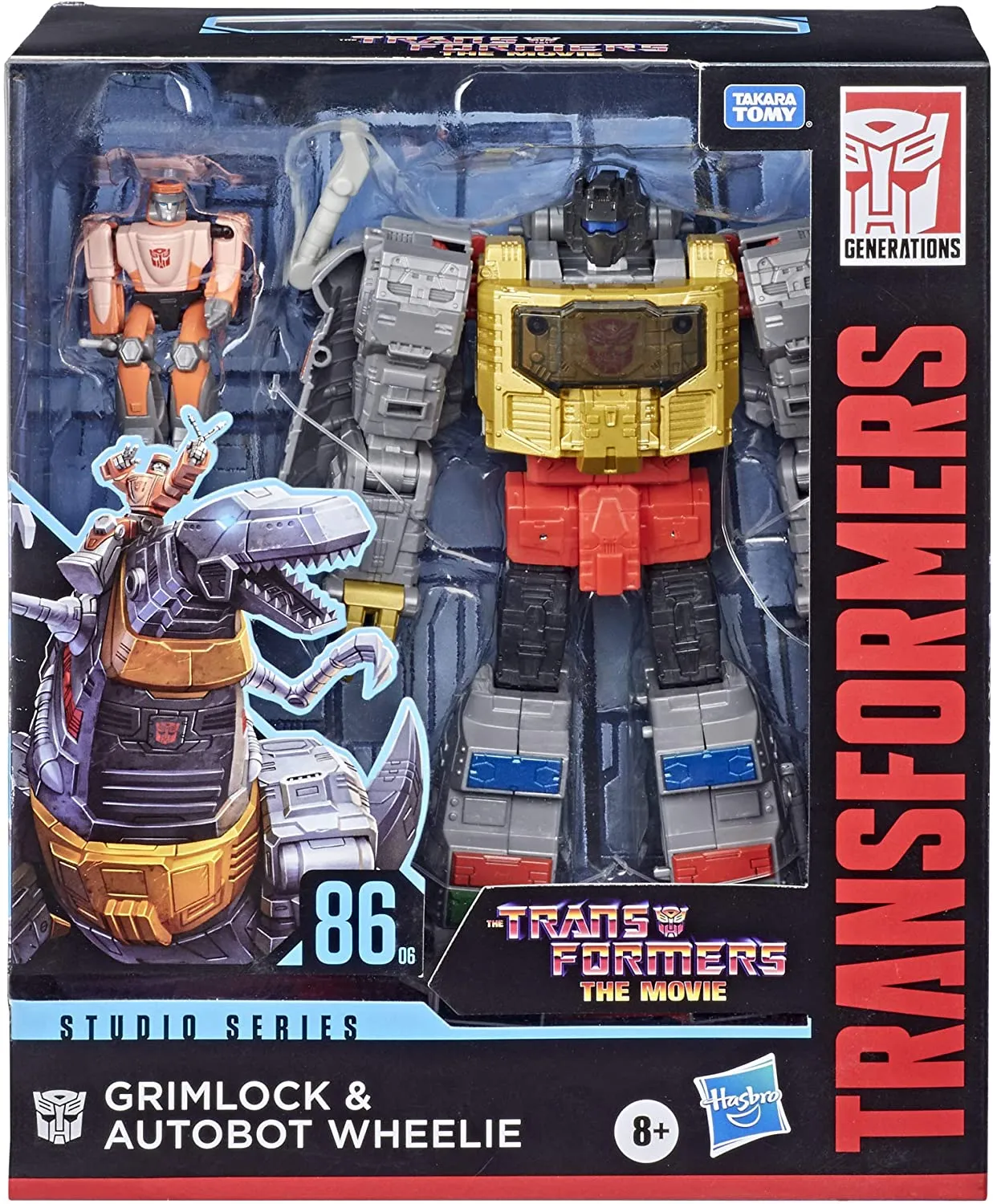 86-06 Grimlock and Wheelie | Studio Series 86 Transformers Figure