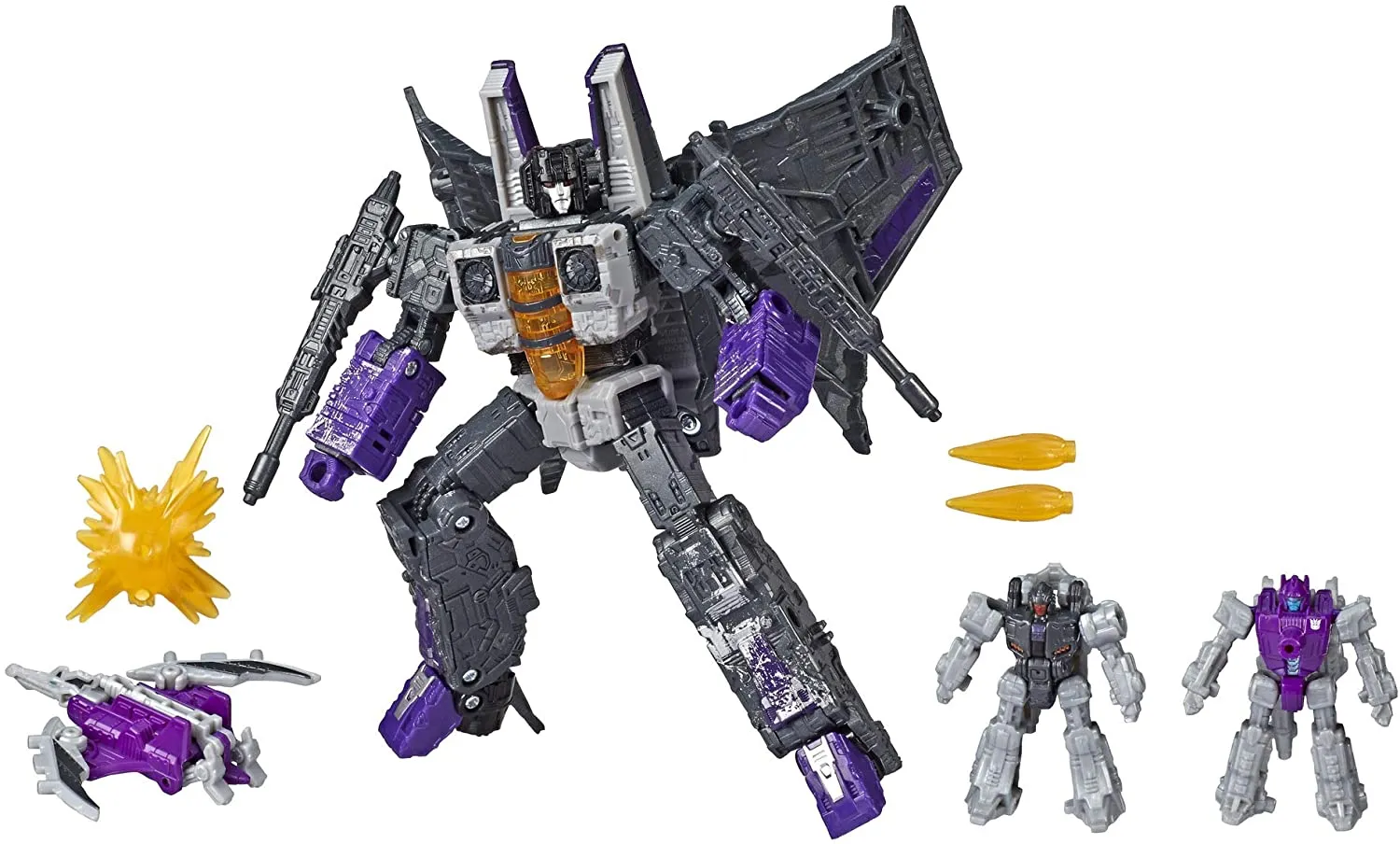 WFC-S27 Decepticon Phantomstrike Squadron 4 Pack Voyager Class | Transformers Generations War for Cybertron Siege Chapter