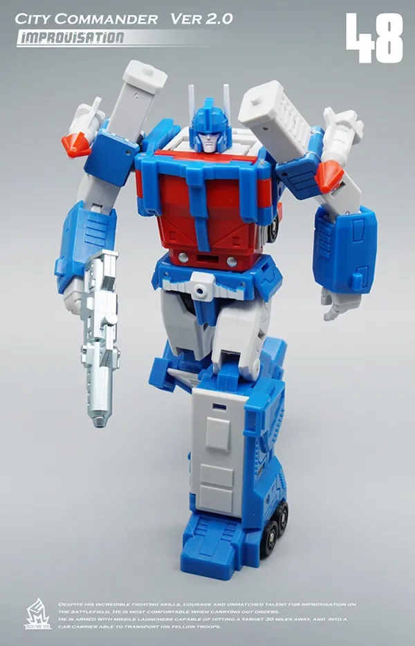 MF-48 City Commander Improvisation 2.0 | Mech Fans Toys | TFSource