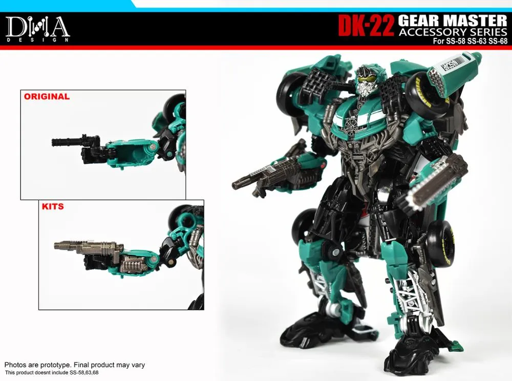 DK-22 Upgrade Kit for Transformers Studio Series | DNA Design