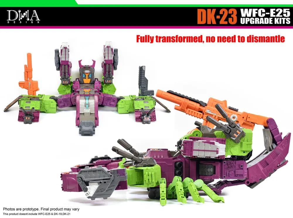 DK-23 Upgrade Kit for Transformers WFC: Earthrise WFC-E25 Titan