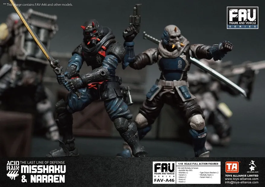 FAV-A46 Misshaku and Naraen 1:18 Scale | Acid Rain FAV