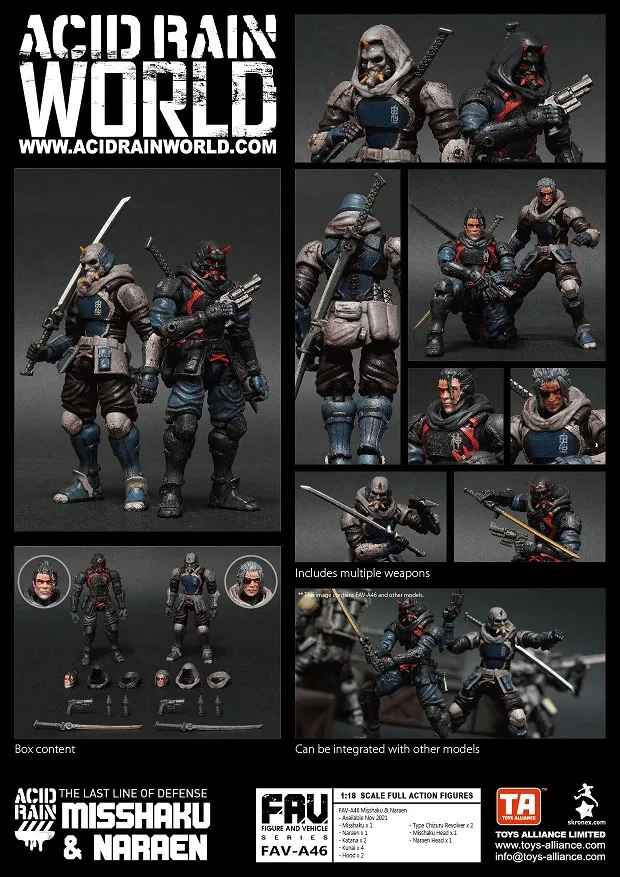FAV-A46 Misshaku and Naraen 1:18 Scale | Acid Rain FAV