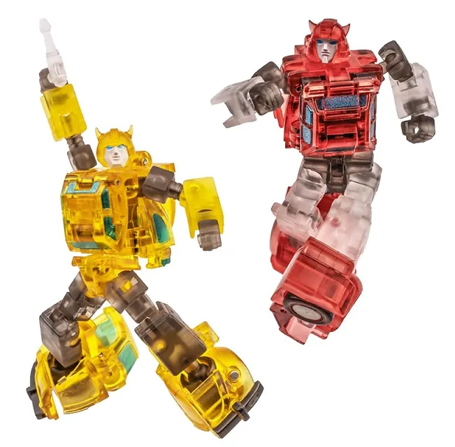 H25T Herbie and H26T Vanishing Point Transparent Version Set of 2 Figures | Newage the Legendary Heroes