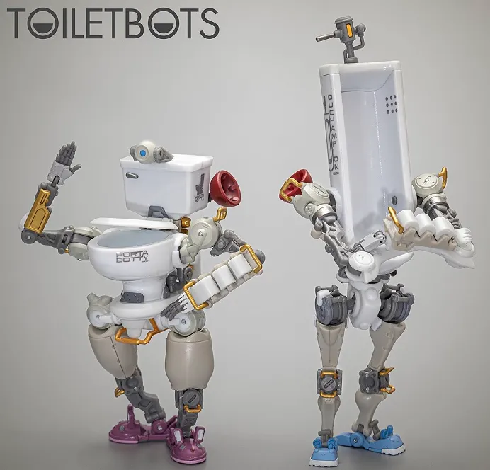 FC-01 Toiletbots Set of 2 | Toy Notch Fun Connection