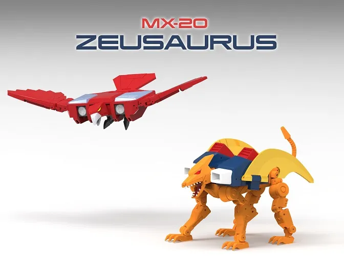 MX-20 Zeusaurus with Minions | XTransbots 3rd Party MP-Scale