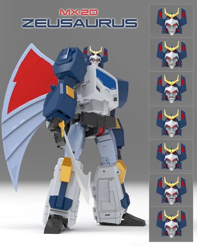 MX-20 Zeusaurus with Minions | XTransbots 3rd Party MP-Scale