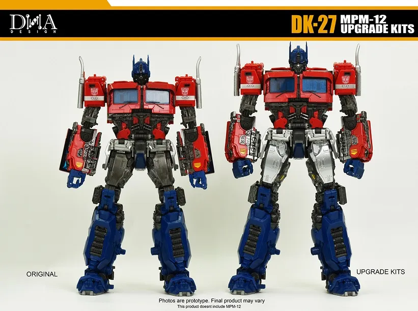 トランスフォーマー　MPM-12 オプティマスプライム+アップグレードキット DK-27 Upgrade Kit for Transformers Masterpiece Movie Series