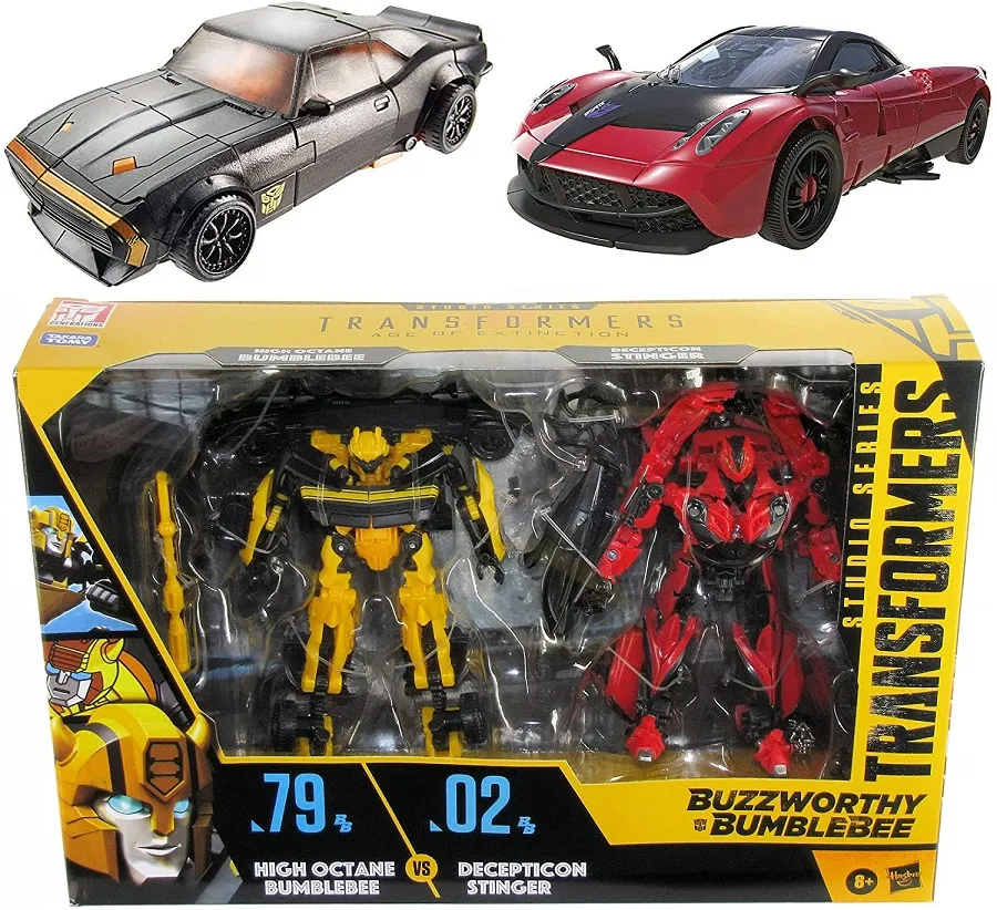High Octane Bumblebee vs Decepticon Stinger Deluxe Class