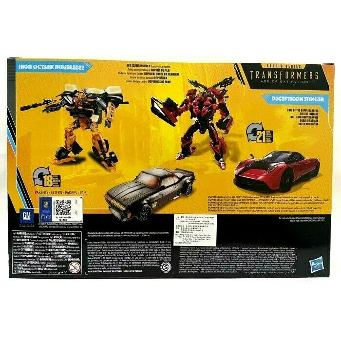 High Octane Bumblebee vs Decepticon Stinger Deluxe Class