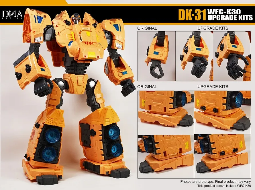 DK-31 Upgrade Kit for Transformers WFC Kingdom WFC-K30 Titan