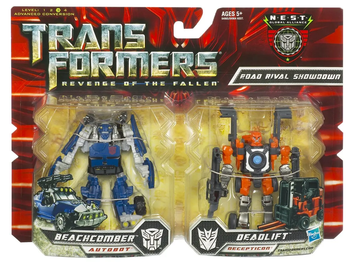 Scout Classs Deadlift and Beachcomber Road Rival Showdown | Transformers 2 ROTF Revenge of the Fallen