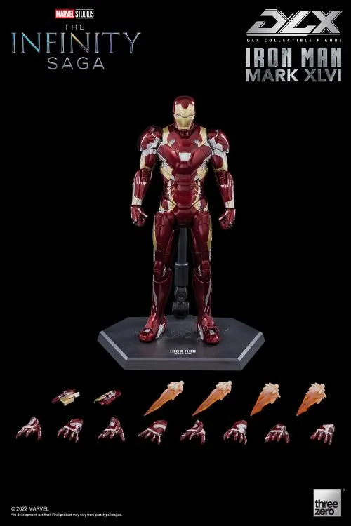 アイアンマン　マーク46 DLX threezero スリーゼロ　MARK46 threezero マーベル・スタジオ インフィニティ・サーガ DLX アイアン