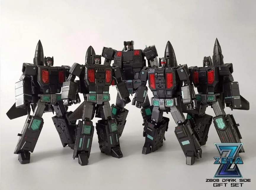 ZB-08 Dark Side Superitron Combiner Set of 5 | Zeta Toys 3rd