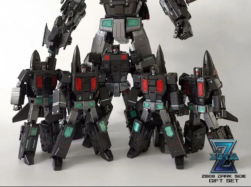 ZB-08 Dark Side Superitron Combiner Set of 5 | Zeta Toys 3rd