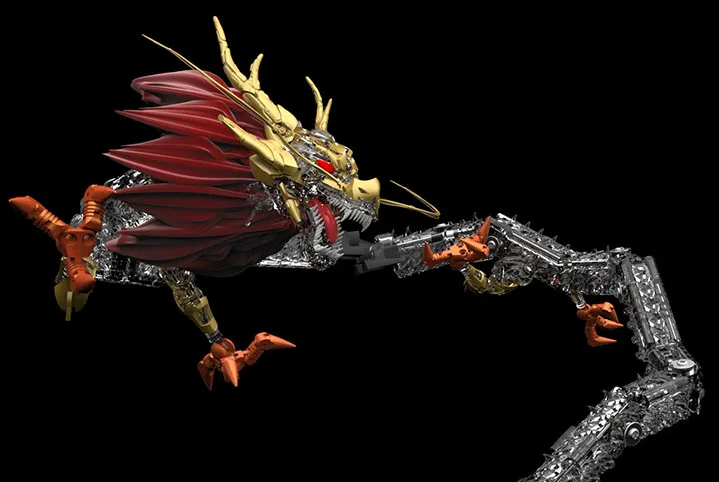 TS-01C Clear Dragon | Tamashii Soul Model Technology
