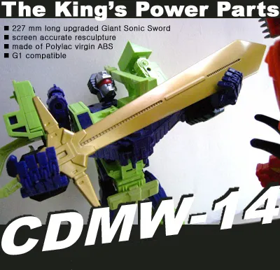 CDMW-14 The Kings Power Parts Giant Sonic Sword | Crazy Devy