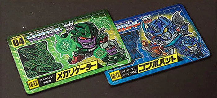 No.03 Convobat and No.04 Megalligator Set of 2 Limited Edition Character Cards | Transformers