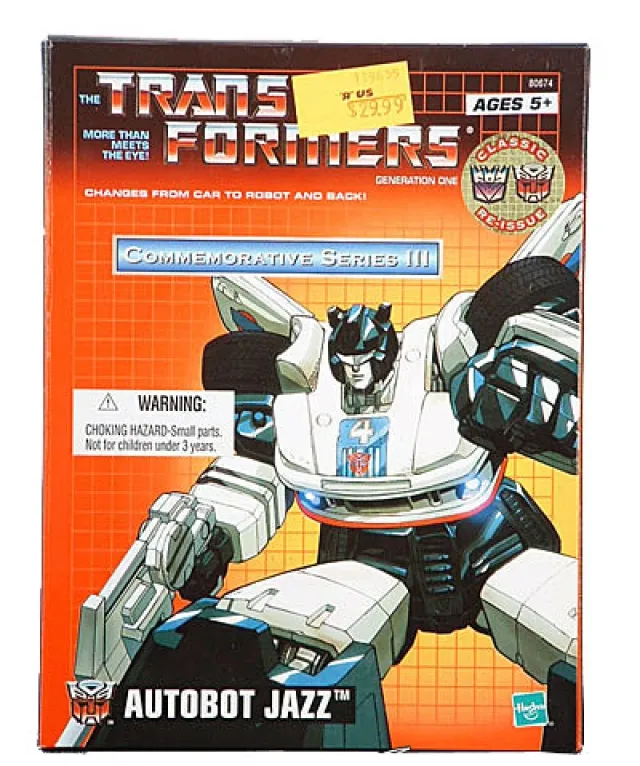 Transformers G1 Autobot Jazz | The Transformers Generation One Commemorative Series