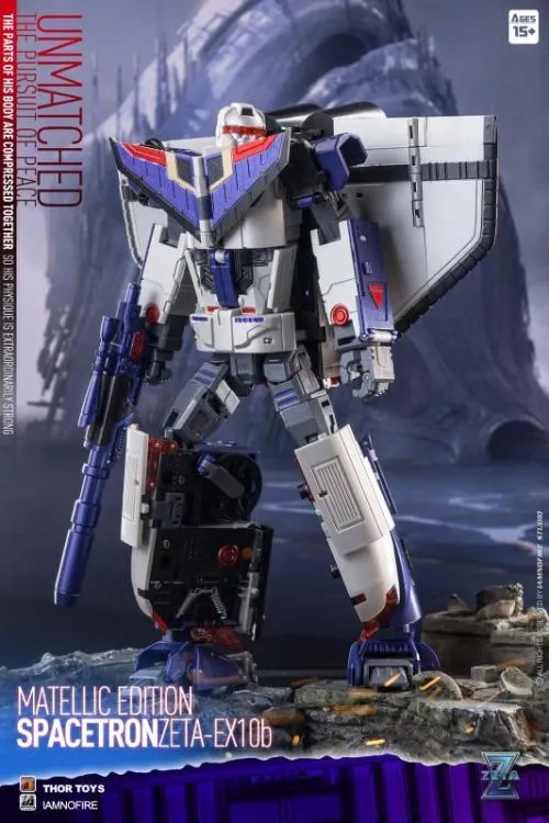 EX10B Spacetron Metallic Version | Zeta Toys 3rd Party Combiner