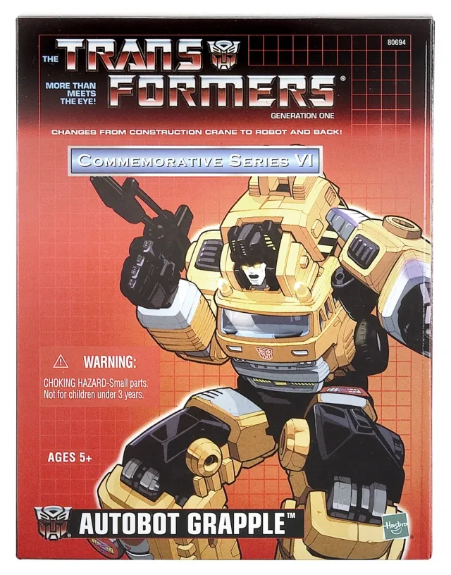 Transformers G1 Grapple | The Transformers Generation One Commemorative Series
