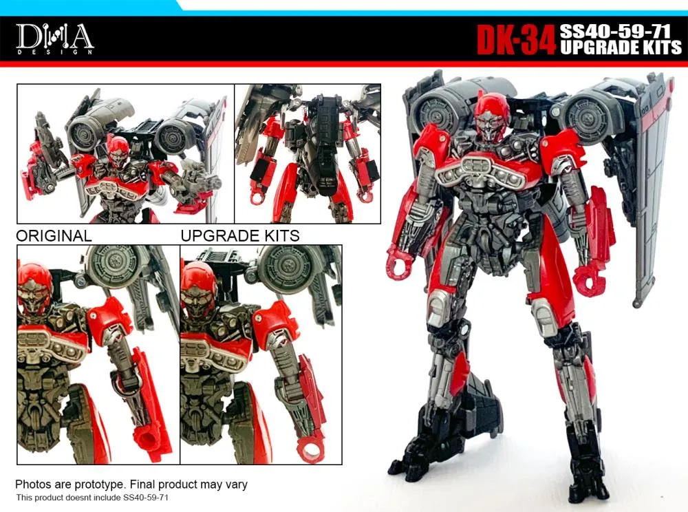 DK-34 Upgrade Kit for Transformers Studio Series 40, SS59, and