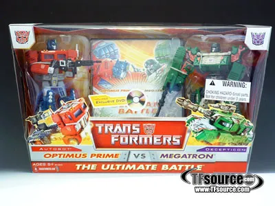 Optimus Prime vs. Megatron Ultimate Battle Set | Transformers Classics Robots In Disguise