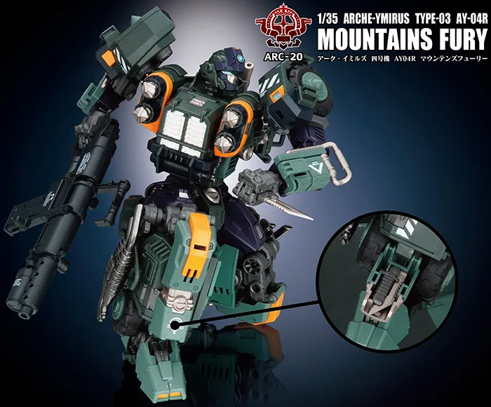 ARC-20 Arche-Ymirus TYPE-03 AY-04R Mountains Fury 1:35 Scale