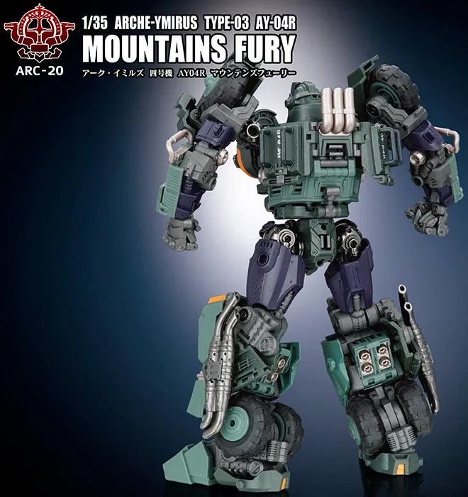 ARC-20 Arche-Ymirus TYPE-03 AY-04R Mountains Fury 1:35 Scale