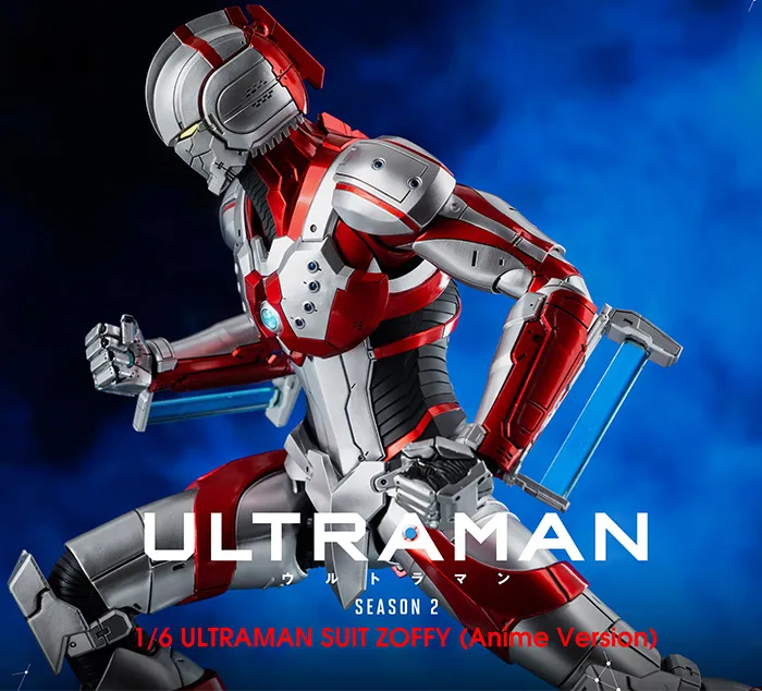 特撮 ULTRAMAN SUIT ZOFFY (Anime Version) Ultraman Suit Zoffy Anime Version 1/6 Scale FigZero