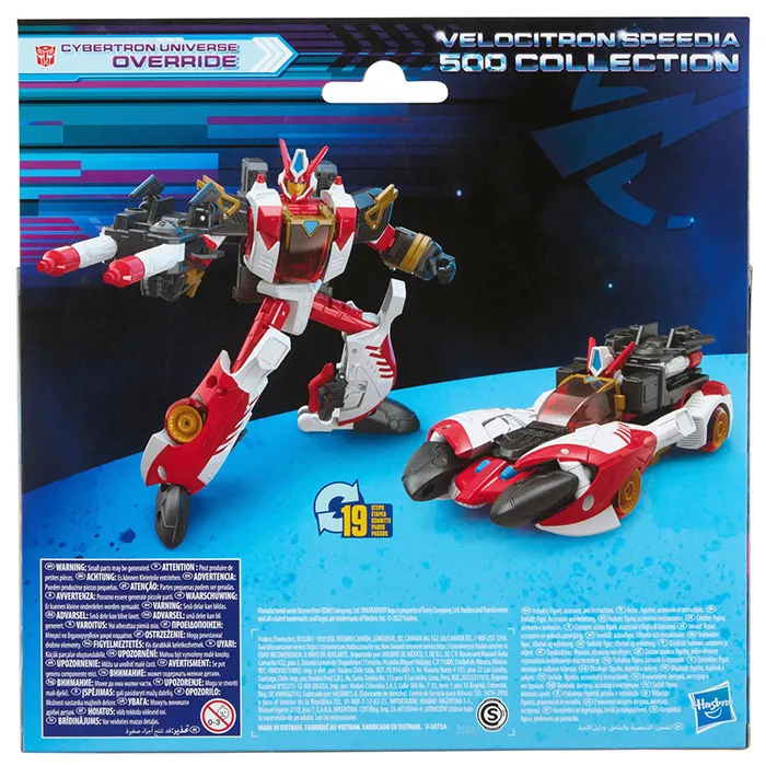 Cybertron Universe Override | Velocitron Transformers Figure