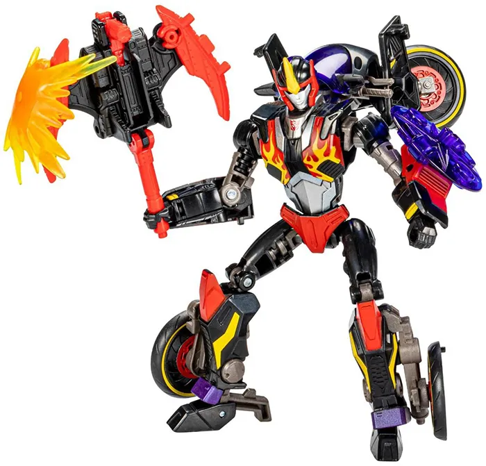 Decepticon Flamewar with Fireglide IDW Shattered Glass Deluxe Class | Transformers Generations Shattered Glass Collection