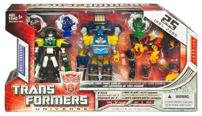 Scout Class Warriors from Three Worlds 3-Pack | Transformers Universe