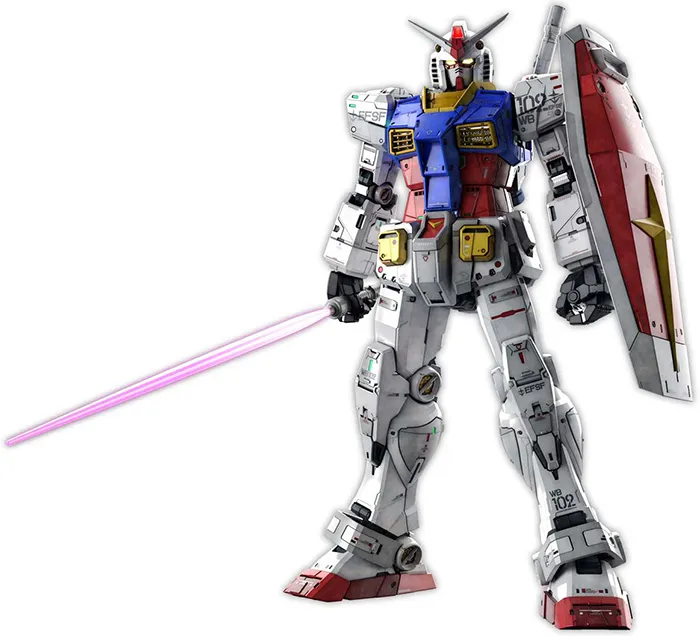 RX-78-02 Gundam 1/60 Scale Model Kit PG Unleashed | Mobile Suit Gundam | Bandai Spirits