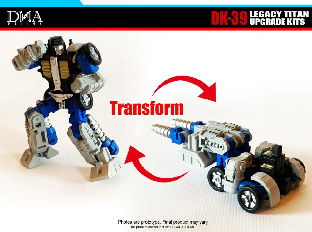 トランスフォーマーTL-14 メトロプレックス＋DNA Design DK-39 DK-39 Upgrade Kit for Transformers Legacy Titan Class Metroplex