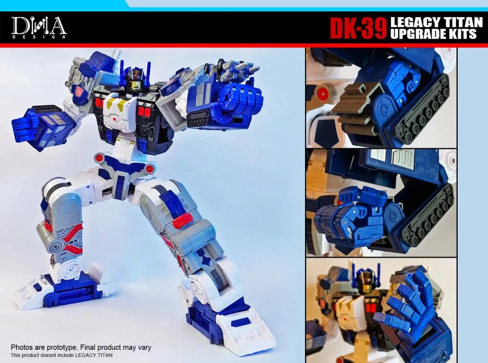 DK-39 Upgrade Kit for Transformers Legacy Titan Class Metroplex